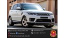 Land Rover Range Rover Sport SE V6 GCC under Agency Warranty with Zero Down-Payment.