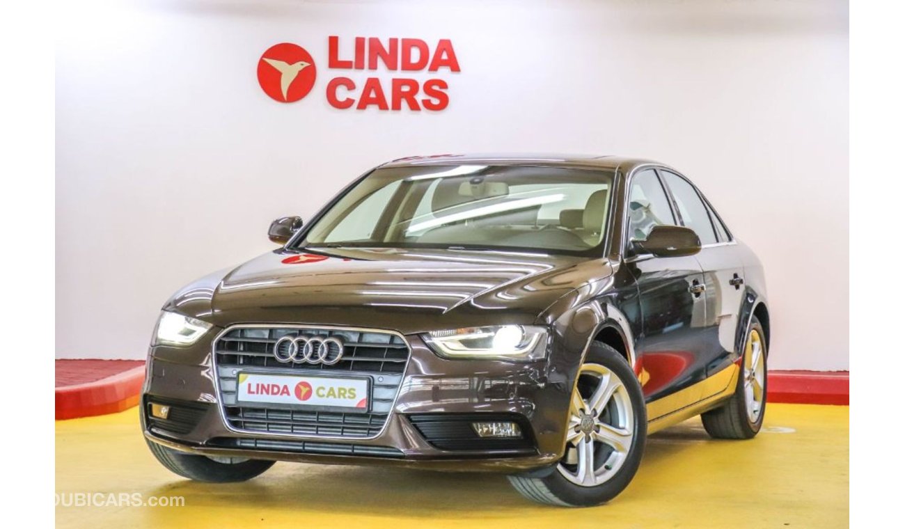 أودي A4 Audi A4 (WITH SUNROOF) 2015 GCC under Warranty with Zero Down-Payment.