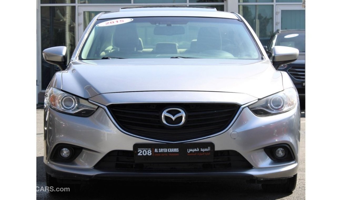 Mazda 6 Mazda 6 2015 GCC Full Option No. 1 in excellent condition without accidents, very clean from inside