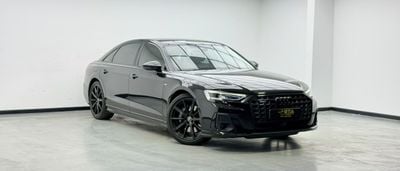 Audi A8 L 55 TFSI HIGH SPEC 2024 Audi A8 L S line Black Edition, Audi Warranty+Full Service History, GCC Specs.