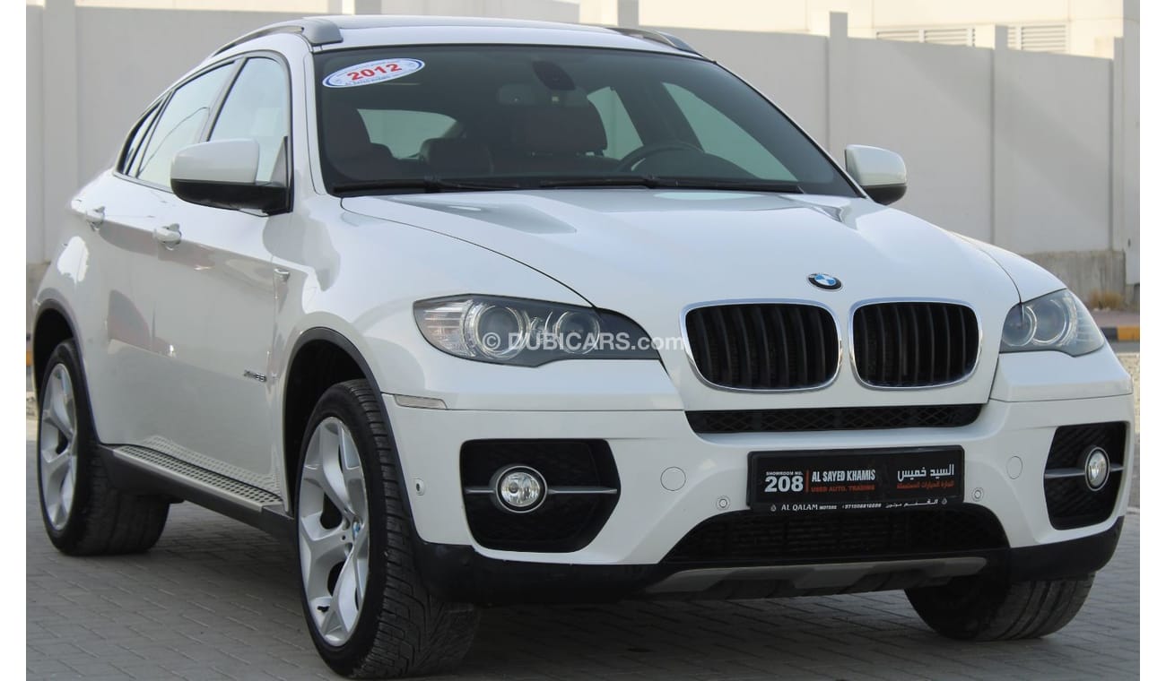 BMW X6 BMW X 6 WHITE GCC 2012 EXCELLENT CONDITION WITHOUT ACCIDENT