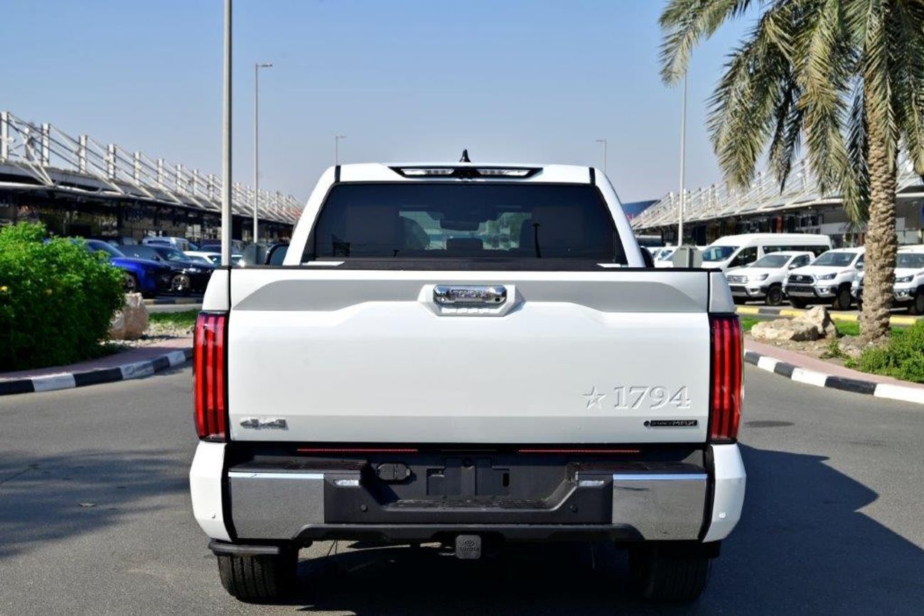 تويوتا تاندرا 2025 MODEL TOYOTA TUNDRA CREWMAX PLATINUM 1794 V6 3.4L TURBO 4WD 5-SEATER AUTOMATIC TRANSMISSION