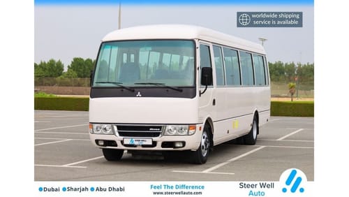 Mitsubishi Rosa 2021 - 26 Seater Bus - M/T Diesel - Excellent Safety Features - GCC Specs - Book Now