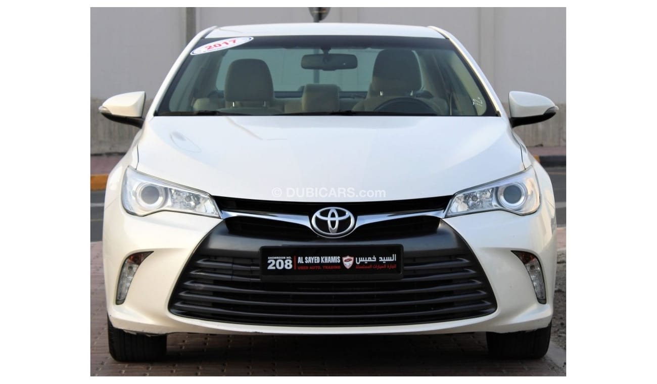 Toyota Camry Toyota Camry 2017, GCC, in excellent condition, No. 2 accidents, very clean from inside and outside
