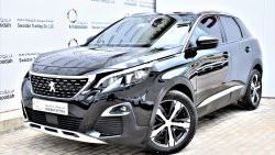 Peugeot 3008 1.6L GT LINE 2018 GCC SPECS UNDER AGENCY WARRATY UP TO 2022 OR 100,000 KM