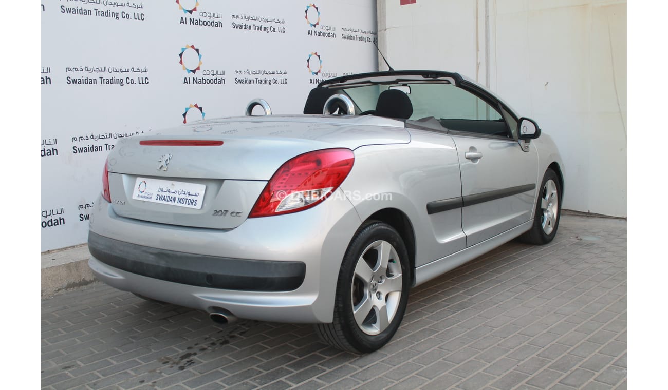 Peugeot 207 CC 1.6L 2011 MODEL CONVERTIBLE