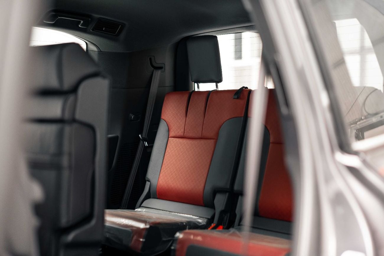 Toyota Land Cruiser GR SPORT LC300 3.3L Grey Metallic Inside GRS Black & Dark Red | Export Only