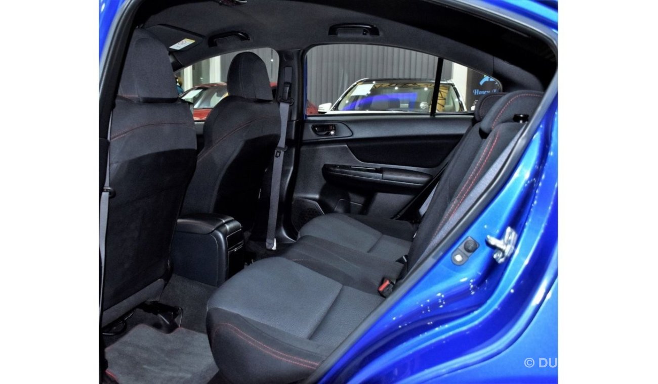 Subaru Impreza WRX EXCELLENT DEAL for our Subaru WRX AWD 412-WHP ( 2015 Model ) in Blue Color GCC Specs