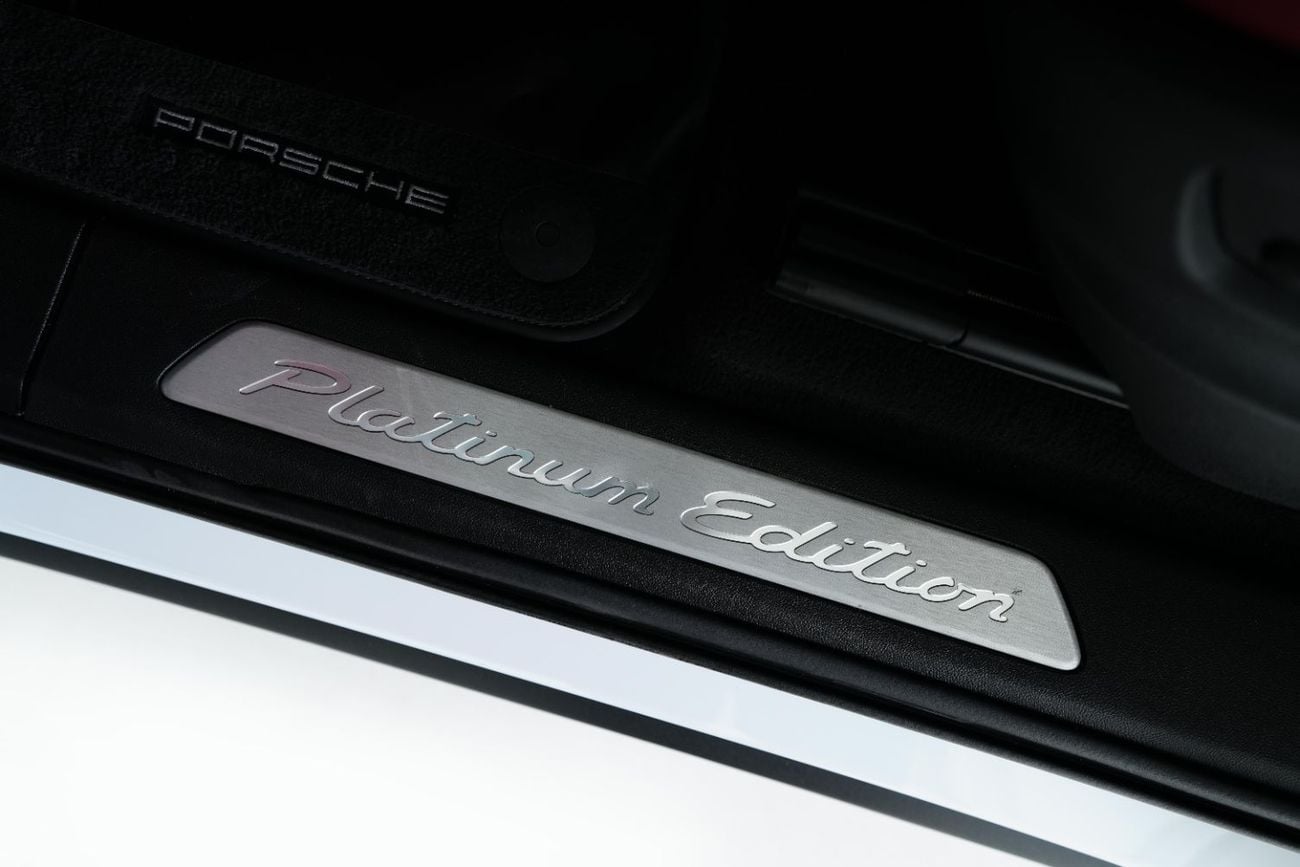 Porsche Cayenne Coupe-Platinum Edition-GCC -well maintained-Sport crono package-Warranty Available