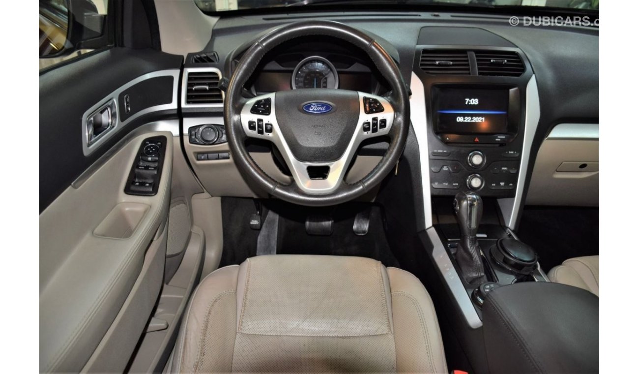 Ford Explorer EXCELLENT DEAL for our Ford Explorer XLT 4WD 2015 Model!! in Brown Color! GCC Specs