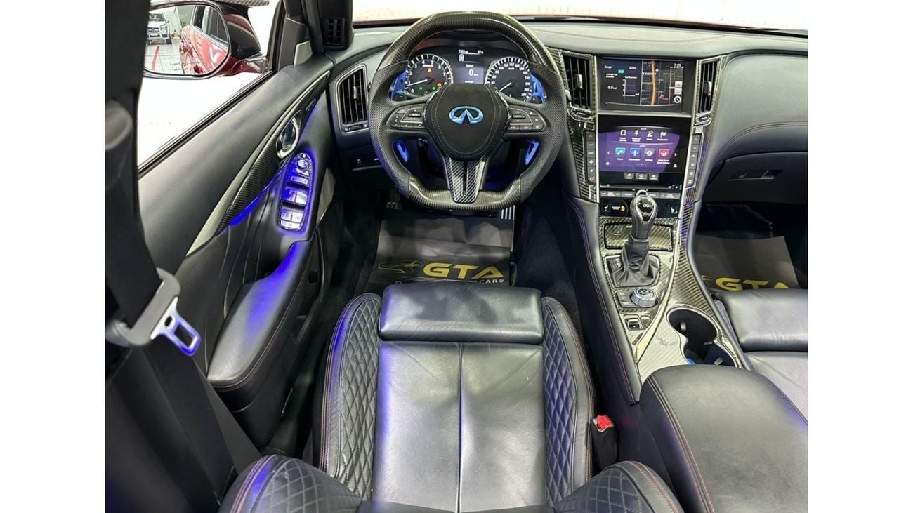 Infiniti Q50 2018 Infiniti Q50 S Redsport, Warranty, Full Service History, Carbon Fiber Package, GCC
