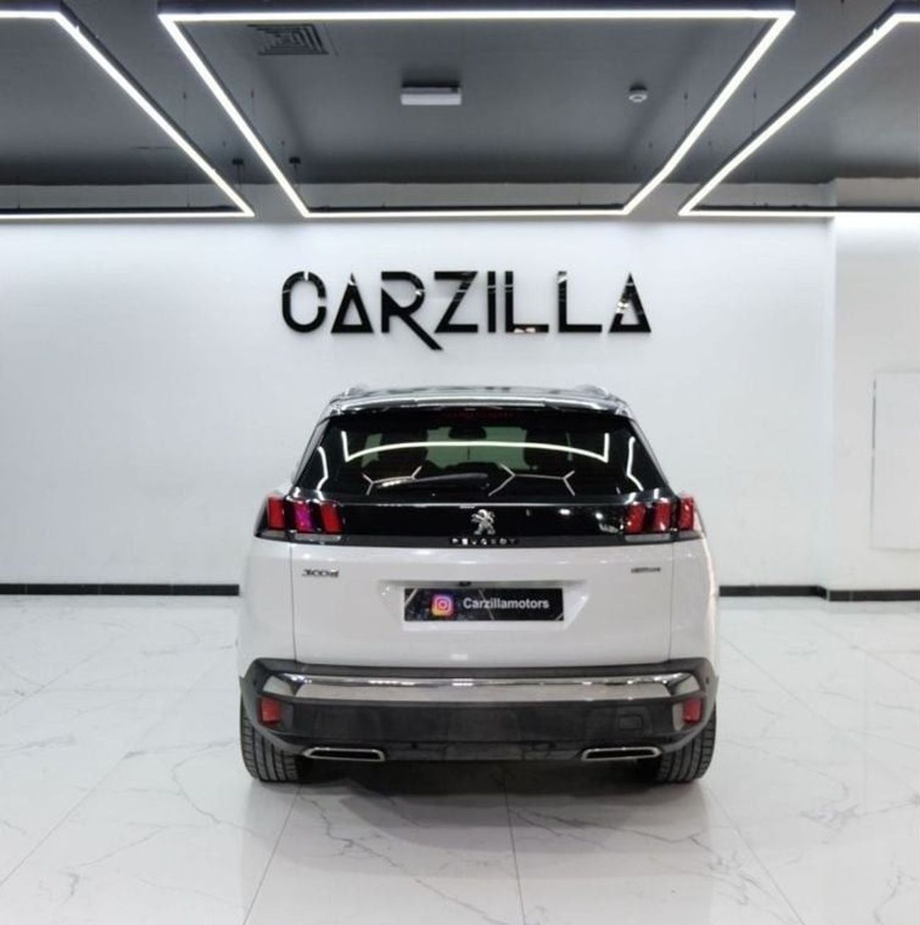 بيجو 3008 Peugeot 3008 GT Line 2019 White-1.6L-FWD-Car is in Excellent Condition-Accident Free-Totally Origina