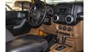 Jeep Wrangler Sahara Unlimited (Rubicon Kit) 2014 GCC under Warranty with Zero Down-Payment.
