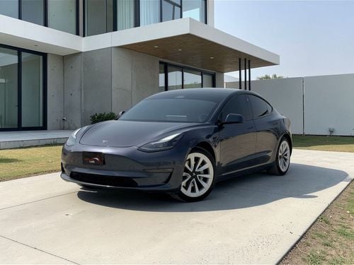 تسلا موديل 3 AED 1,200 P.M | 0% DOWN PAYMENT | TESLA MODEL 3 LONG RANGE DUAL MOTOR | 2021 | GCC SPECS