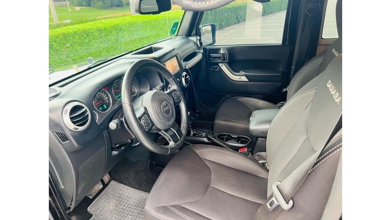 Jeep Wrangler JEEP WRANGLER SAHARA 2016 GCC ORGINAL PAINT