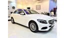 مرسيدس بنز C 180 AMAZING Mercedes Benz C180 1.6L 2016 Model!! in White Color! GCC Specs