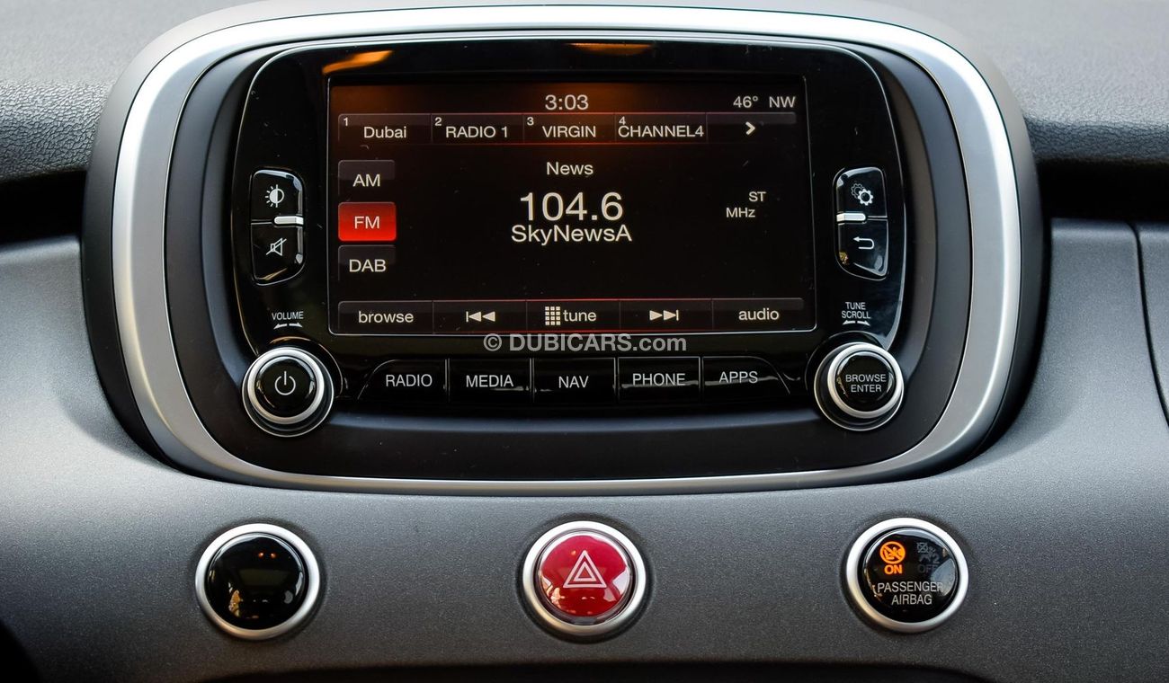 فيات 500X Fiat 500X 2016 Full Option  Full Service History GCC