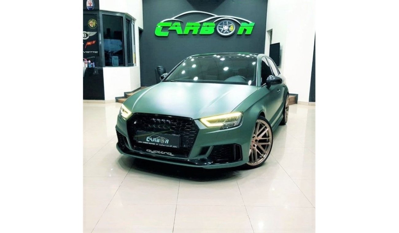 Audi RS3 AUDI RS3 2017 MODEL GCC FULL SERVICE HISTORY STILL UNDER WARRANTY FROM AL NABOODA AND SERVICE CONTRA