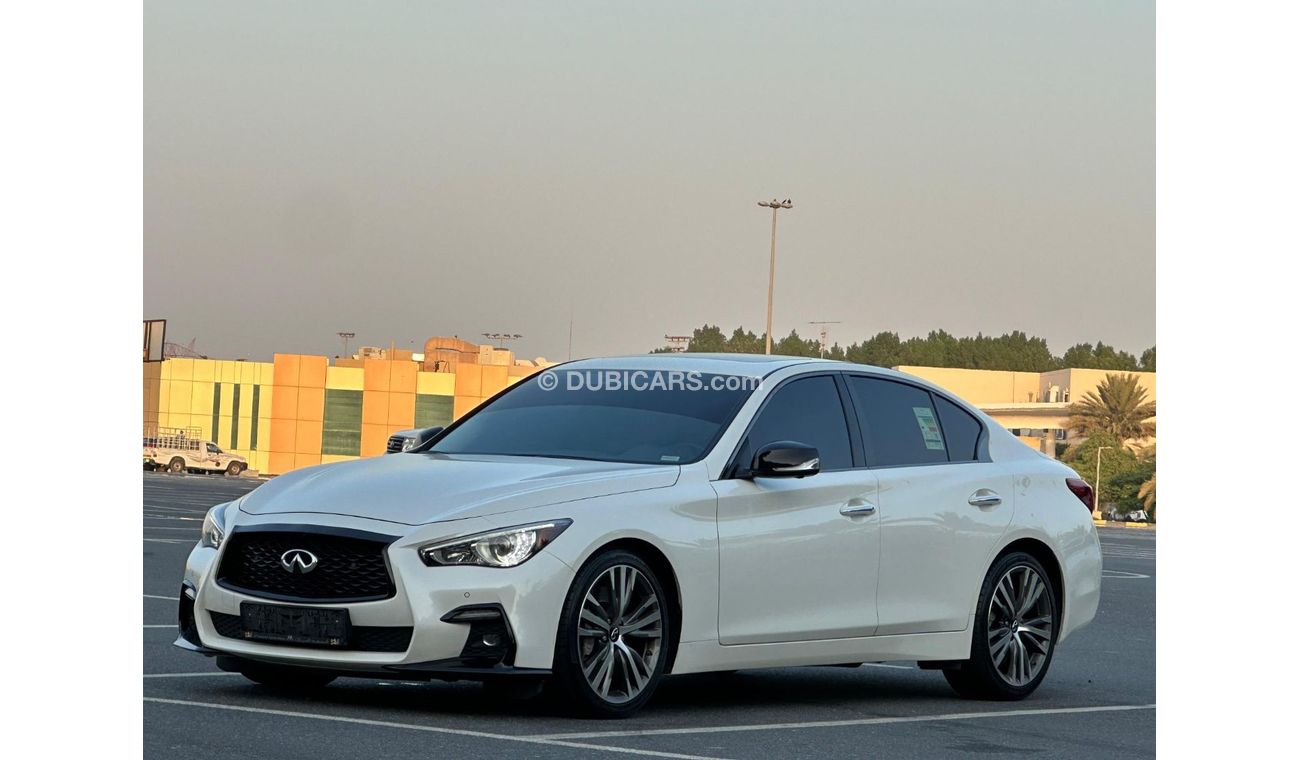 Infiniti Q50 2023 Q-50 S V6 GCC// 3 YEARS WARRANTY AND SERVICE CONTRACT// ORGINAL PAINT// 2KEYS