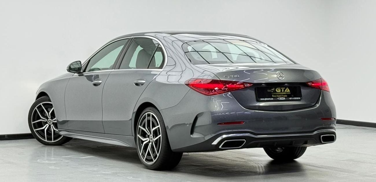 مرسيدس بنز C 200 2022 Mercedes Benz C200 AMG Premium, 2027 MB Warranty + Service Pack, Fully Loaded, GCC