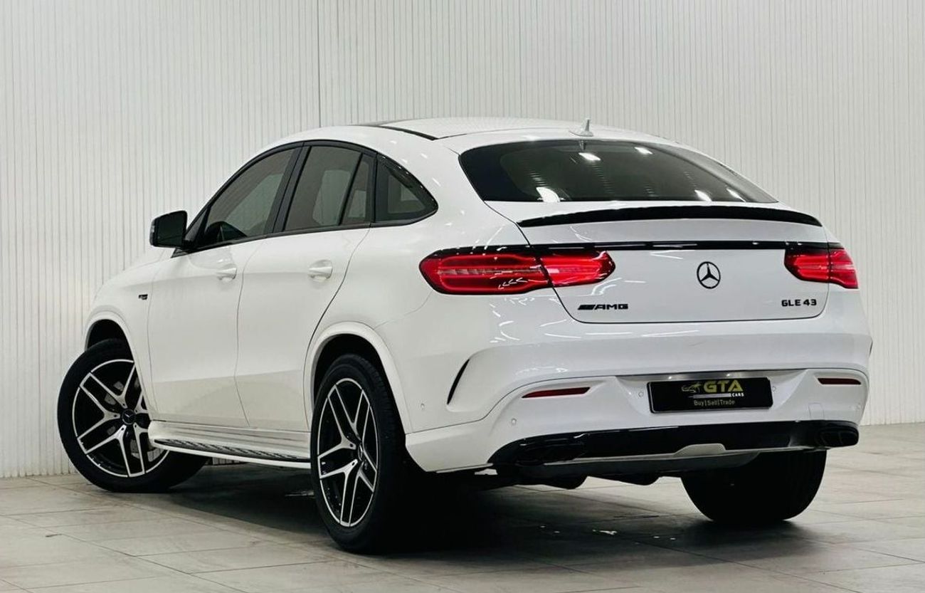 مرسيدس بنز GLE 43 AMG Coupe 3.0L 2018 Mercedes Benz GLE43 AMG 4MATIC Coupe, Warranty, Service History, Full Options, GCC