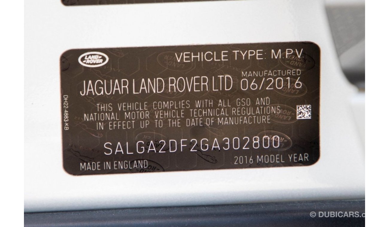 Land Rover Range Rover Range Rover Vogue HSE V8 5.0  Panoramic  2016 GCC Under Warranty