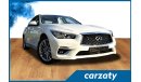 إنفينيتي Q50 //HUGE SAVINGS //AGENCY CAR + WARRANTY// 2019 BRAND NEW Q50 //Luxe 2.0L 4Cyl 208hp