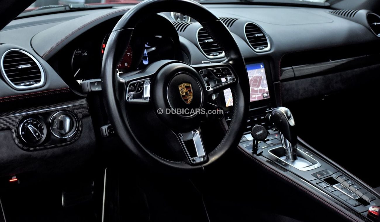 Porsche 718 Boxster EXCELLENT DEAL for our Porsche 718 Boxster GTS ( 2018 Model ) in Red Color GCC Specs