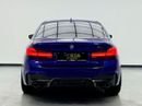 BMW M5 Competition 4.4L (625 HP) 2018 BMW M5 Competition, Warranty, Full Service History, GCC