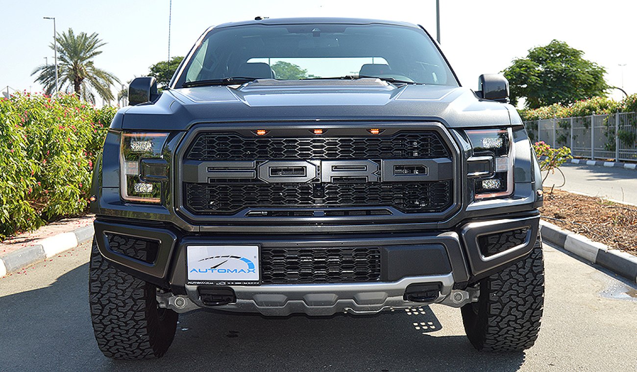 فورد F 150 RAPTOR 2019, 3.5-V6 GCC Specs, 0km w/ 5Years or 150K km Warranty at Al Tayer + 3 Years FREE Service