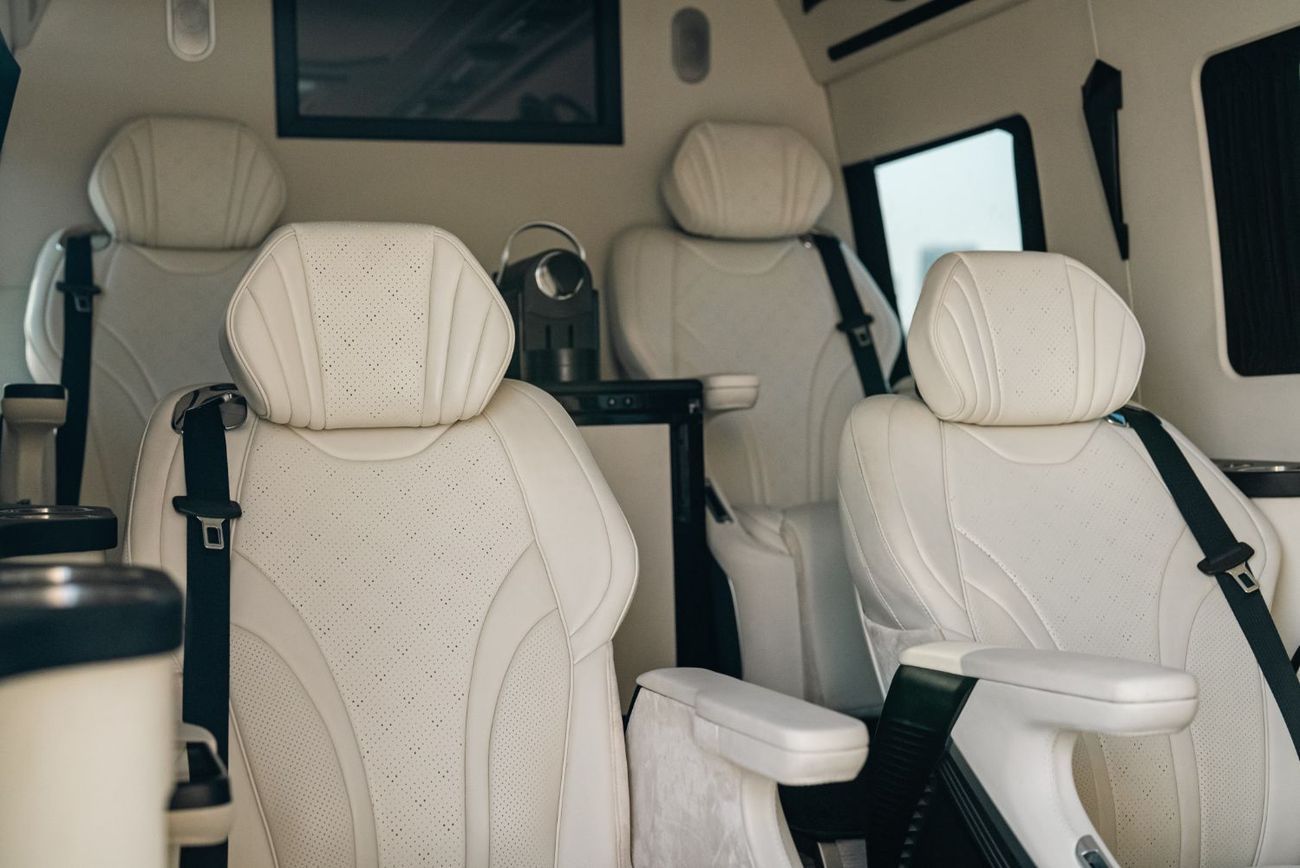 Mercedes-Benz Sprinter Built by Barugzai | 8-Seater VIP Interior | 2 Years Agency Warranty Service ContractBuilt by Barugza