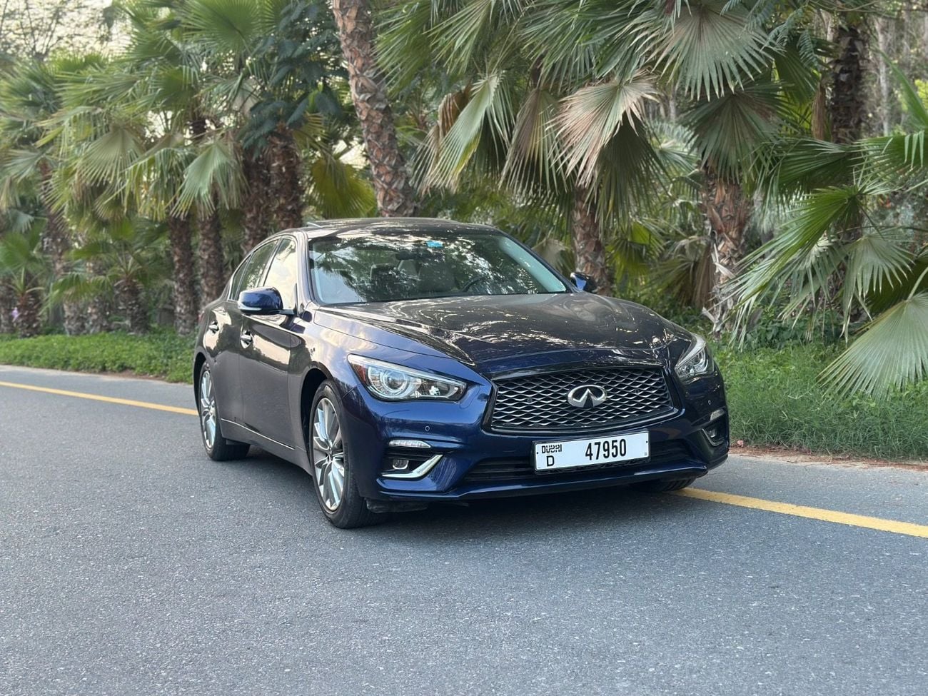 إنفينيتي Q50 Std 3.0L | 2021 | GCC Specs | V6 300 HP | Perfect Condition