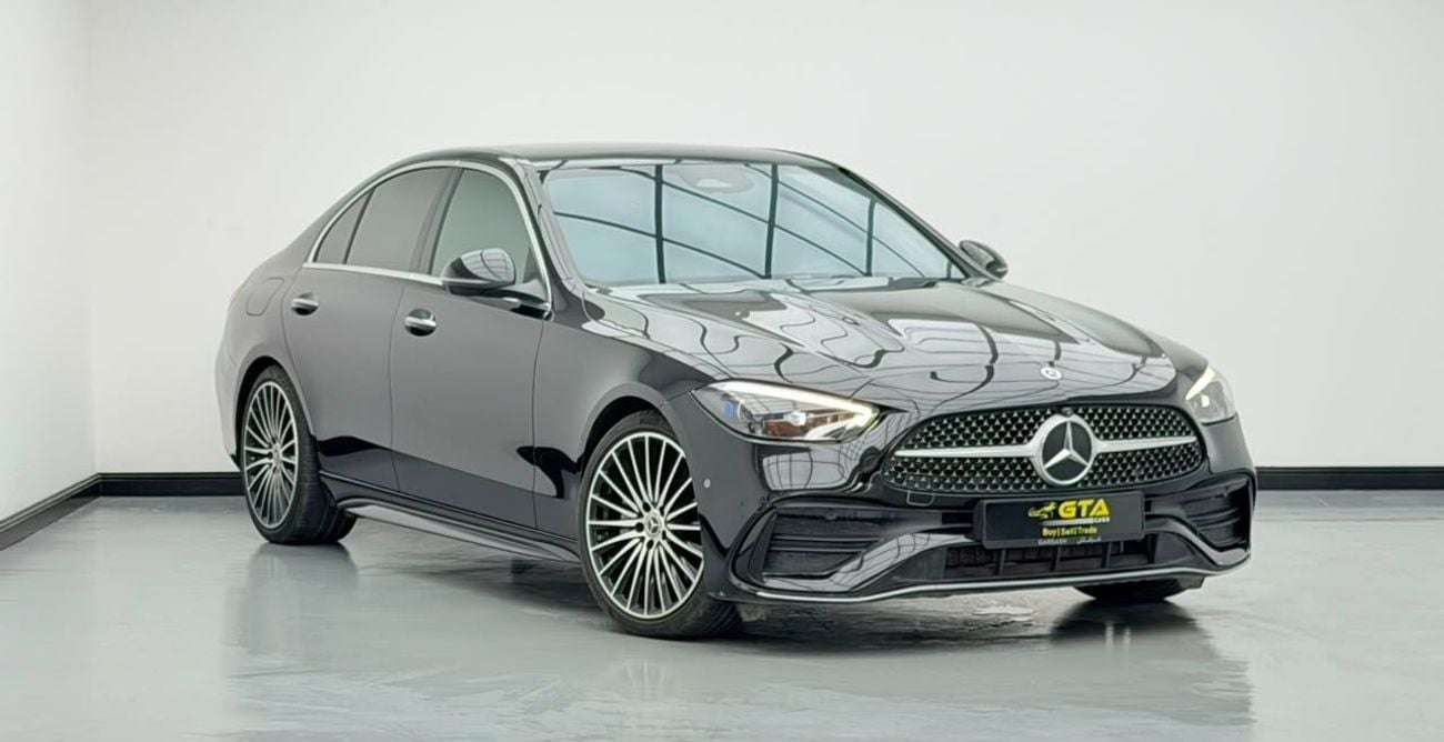 مرسيدس بنز C 200 PREMIUM 2023 Mercedes-Benz C200, 1 Year Mercedes Warranty, Full Mercedes Service History, GCC
