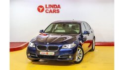 بي أم دبليو 520 BMW 520i 2016 GCC under Warranty with Flexible Down-Payment.