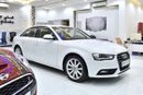 أودي A4 EXCELLENT DEAL for our Audi A4 ( 2014 Model ) in White Color GCC Specs