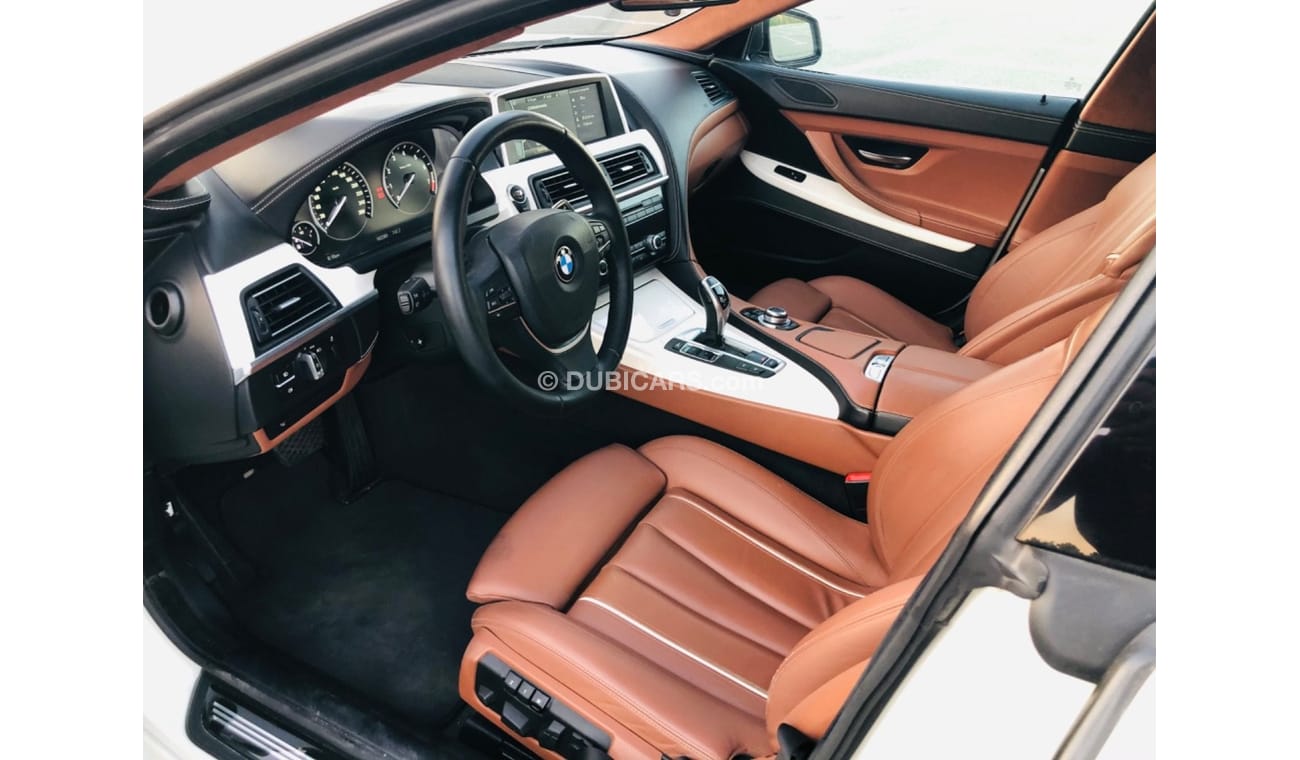 BMW 650i Luxury MODEL 2013 GCC CAR PREFECT CONDITION INSIDE AND OUTSIDE FULL OPTION PANORAMIC ROOF LEATHER SE