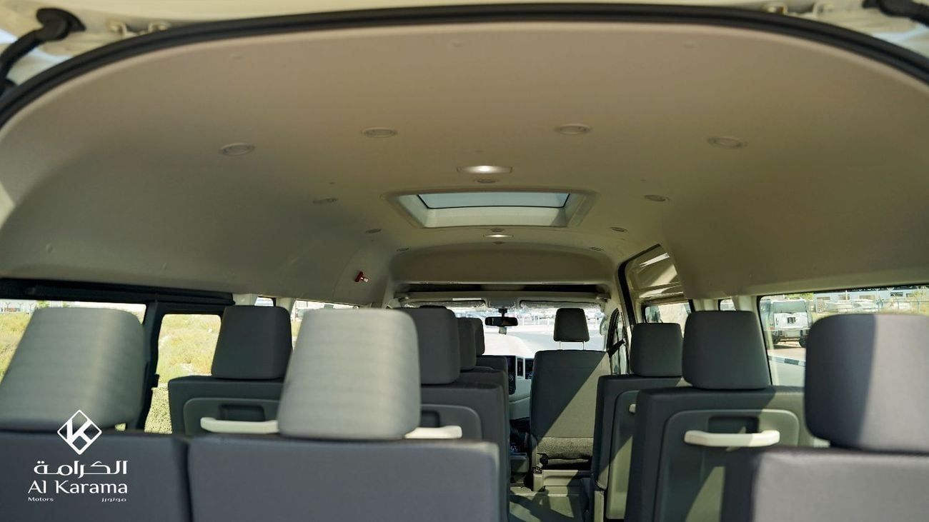Toyota Hiace 2.8L Turbo | 13 Seater | 4 Doors | Sun Roof | Rear Camera | High Roof Van