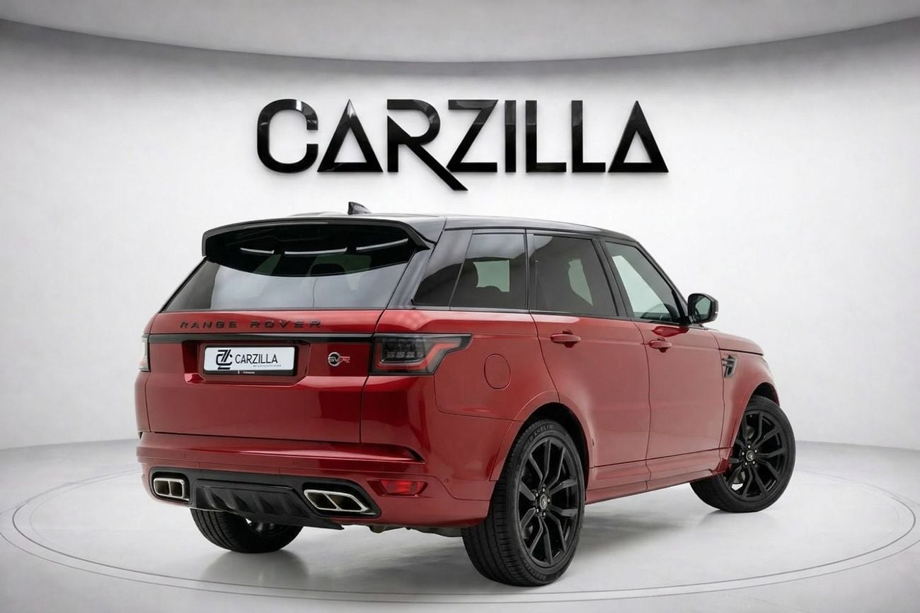 Land Rover Range Rover Sport SVR AED 4,504 P.M | 0% Down Payment | Supercharged | High Performance SUV