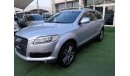 Audi Q7 Gulf silver 2008 Gulf in excellent condition