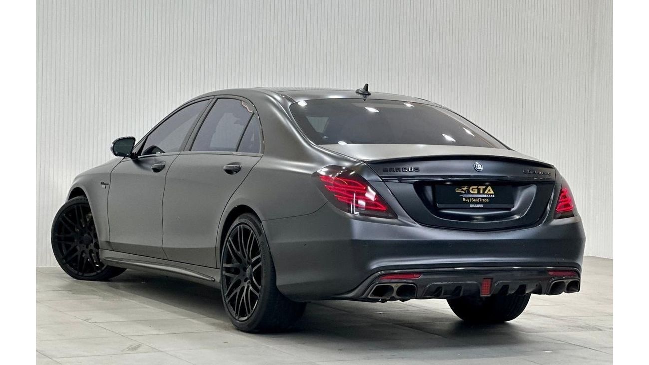 Mercedes-Benz S 63 AMG Std 2015 Mercedes Brabus S63 AMG 4MATIC, 1 Of 1, Full Service History, Fully Loaded, GCC