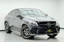 Mercedes-Benz GLE 43 AMG 4MATIC+ 3.0L 2019 Mercedes Benz GLE43 AMG, Warranty, Service History, Excellent Condition, GCC