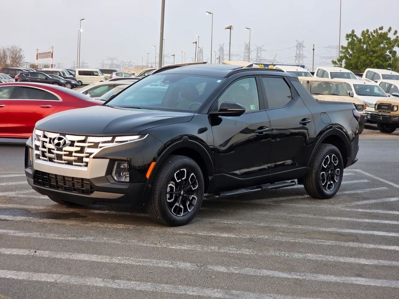 Hyundai Santa Cruz SEL (NON GCC) 2024 Model full option 2.5L engine Sunroof , Push button and leather seats