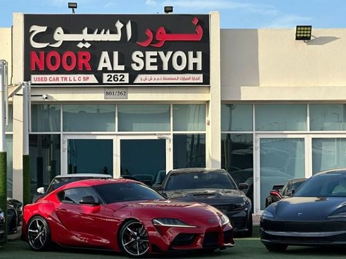تويوتا سوبرا GR تويوتا سوبرا خليجي 2022 فل ابشن صبغ وكاله تشييكات وكاله تحت الضمان