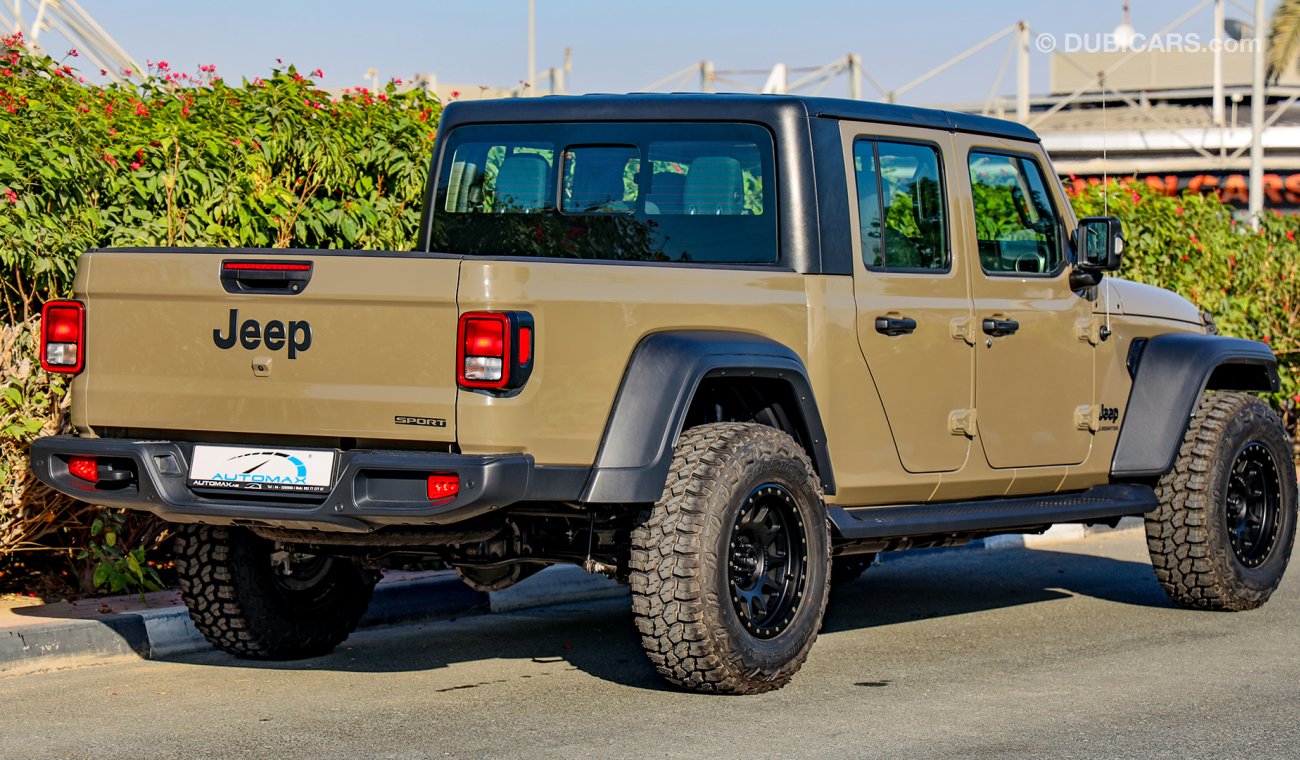 Jeep Gladiator 2020  Sport 4X4, 3.6L V6 GCC, 0km , W/ 3 Yrs or 100K km Warranty @ Trading Enterprises