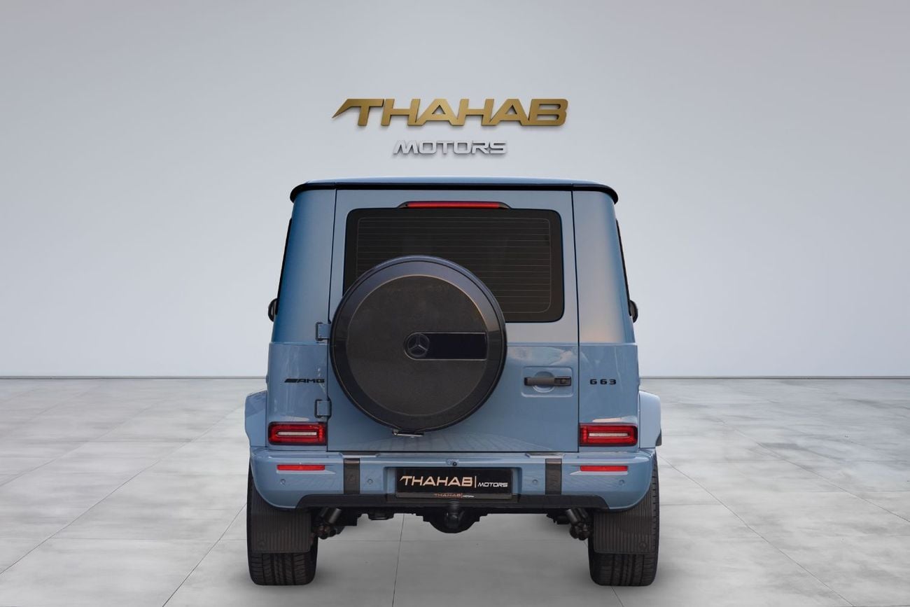 مرسيدس بنز G 63 AMG 2025 | GARGASH | FULL CARBON | CHINA BLUE | G-CLASS G63 AMG V8 | LOW MILEAGE | PERFECT CONDITION