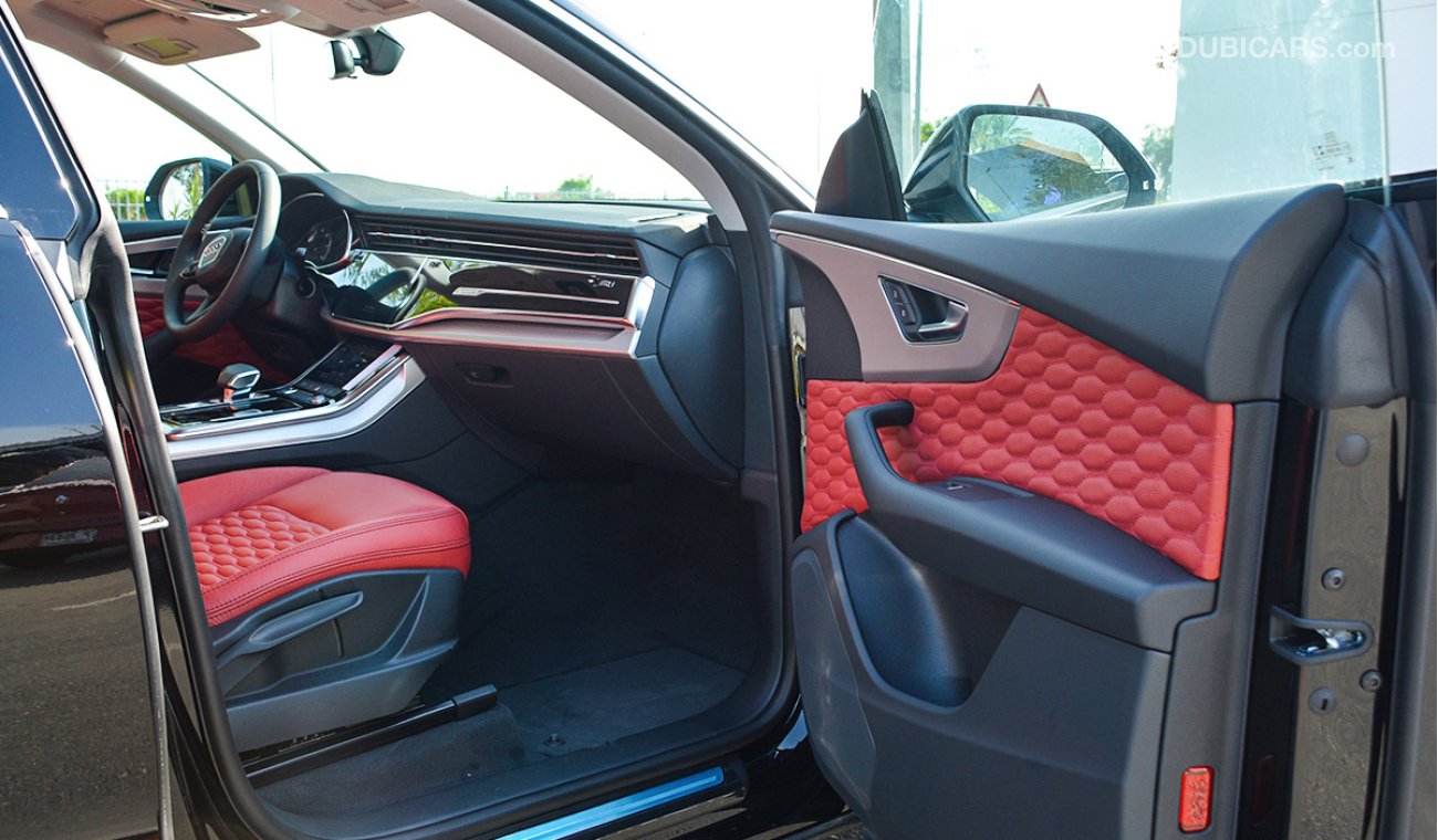 Audi Q8 2020, 3.0L V6, 55TFSI, 0km with 3 years or 100,000km Warranty- الابيض متوفر, جميع الوجهات