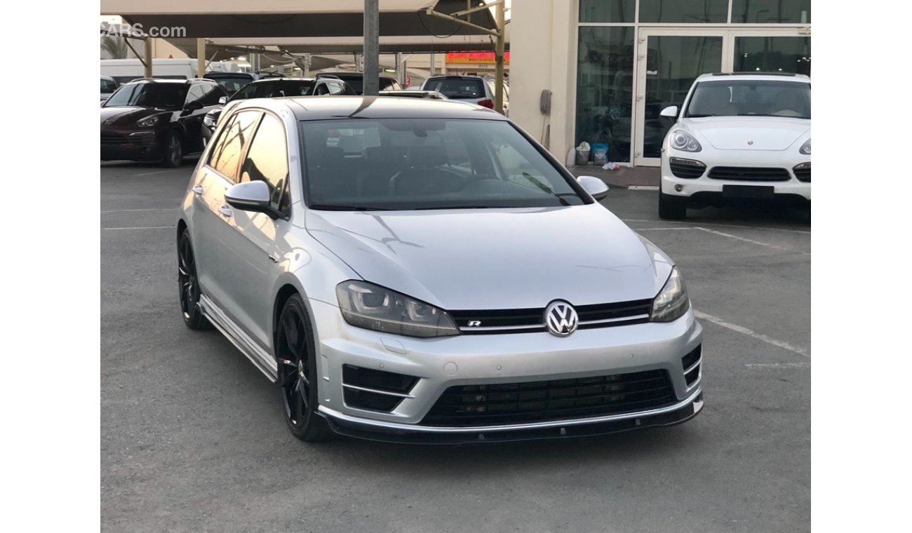 Volkswagen Golf GOLF R MODEL 2015GCC CAR PERFECT CONDITION FULL OPTION PANORAMIC ROOF LEATHER SEATS BACK CAMERA BACK