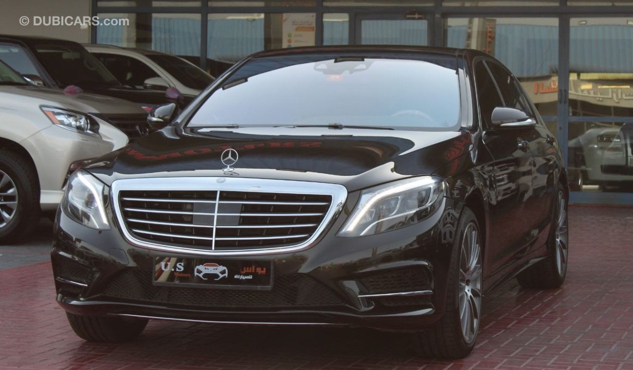 مرسيدس بنز S 500 LUXURY FULLY LOADED 2014 GCC SINGLE OWNER WITH FSH IN MINT CONDITION