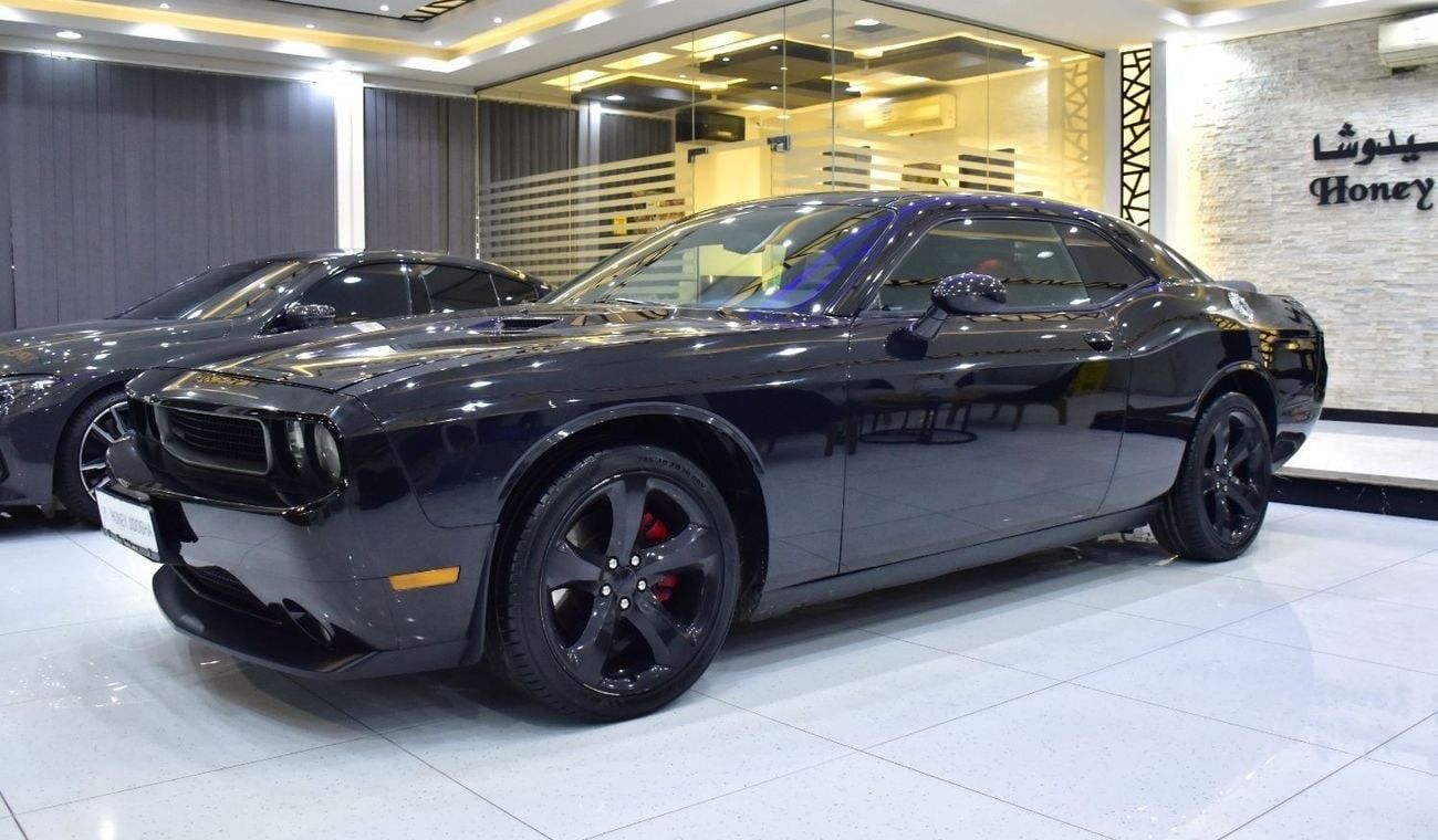 دودج تشالينجر EXCELLENT DEAL for our Dodge Challenger V6 ( 2014 Model ) in Black Color GCC Specs