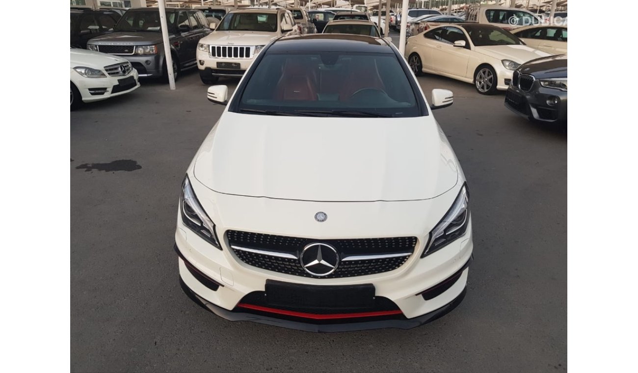 مرسيدس بنز CLA 250 مرسيدس CLA250 كت 45 موديل 2014 محول 2018 السياره بحاله ممتازه من الداخل والخارج فل اوبشن مسرفسه بالك